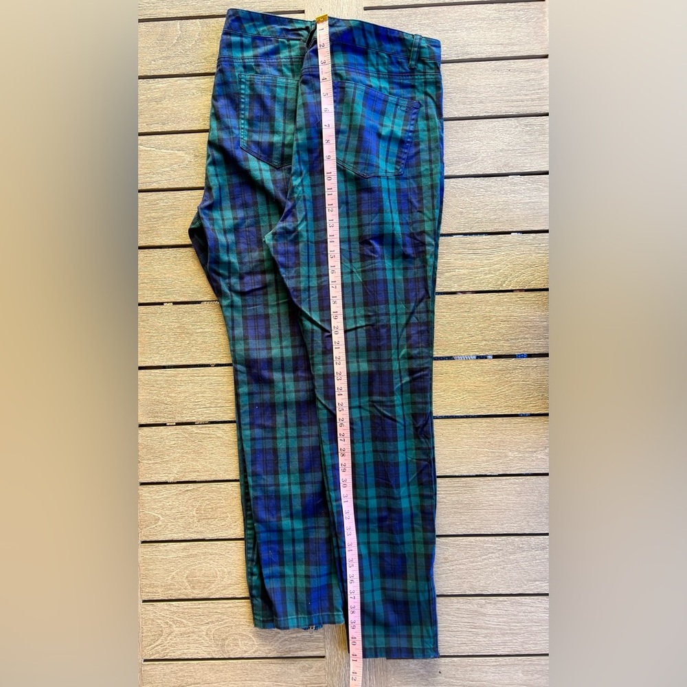Vineyard Vines Jamie Blackwatch Print pants size 12 - Picture 10 of 12